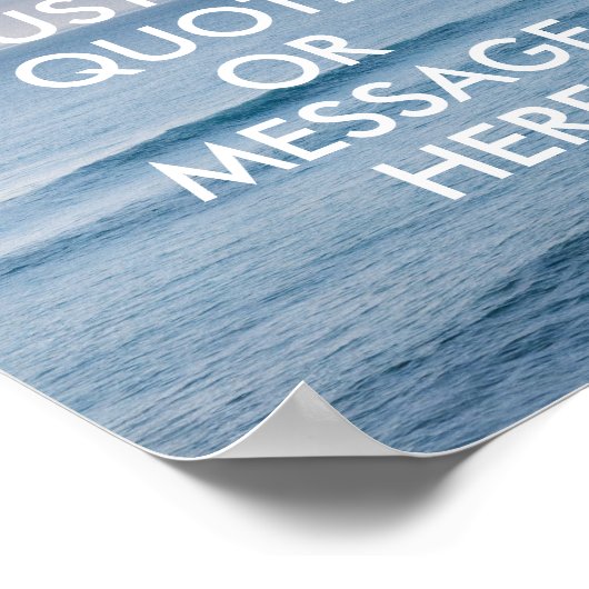 Poster Créez votre propre devis (Coin)