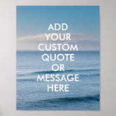 Poster Créez votre propre devis (Devant)