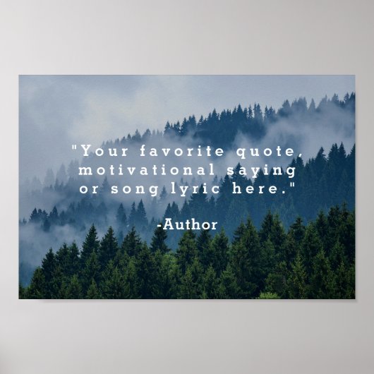 Poster Créez votre propre devis (Devant)