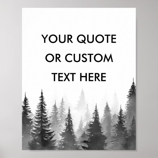 Poster Créez votre propre devis (Devant)