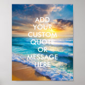 Poster Créez votre propre devis (Devant)