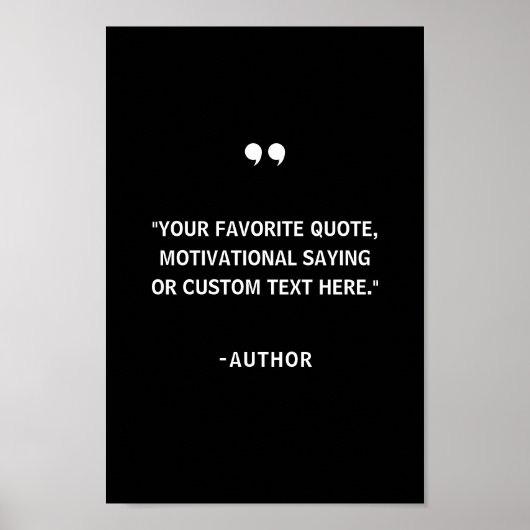 Poster Créez votre propre devis (Devant)