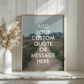 Poster Créez votre propre devis