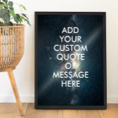 Poster Créez votre propre devis