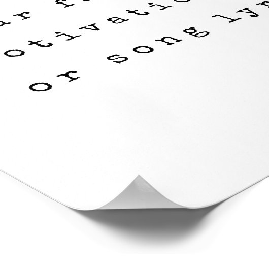 Poster Créez votre propre devis (Coin)