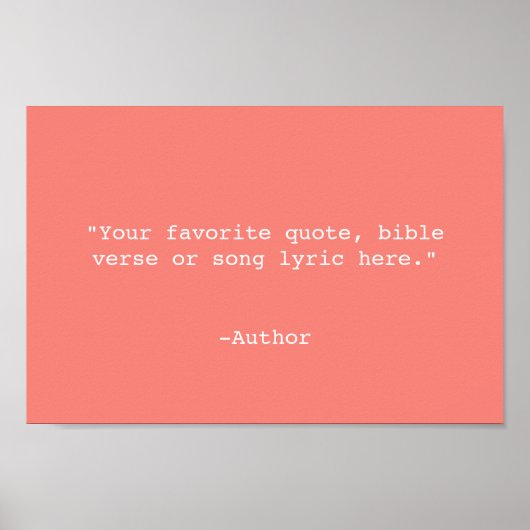 Poster Créez votre propre devis (Devant)