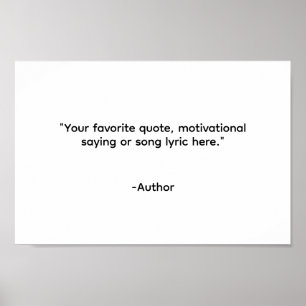 Poster Créez votre propre devis