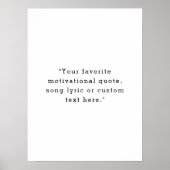 Poster Créez votre propre devis (Devant)