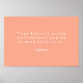 Poster Créez votre propre devis (Devant)