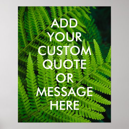 Poster Créez votre propre devis (Devant)