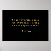 Poster Créez votre propre devis (Devant)