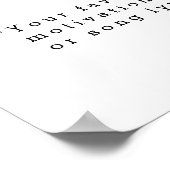 Poster Créez votre propre devis (Coin)