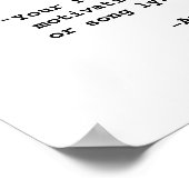 Poster Créez votre propre devis (Coin)