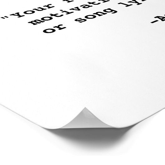 Poster Créez votre propre devis (Coin)