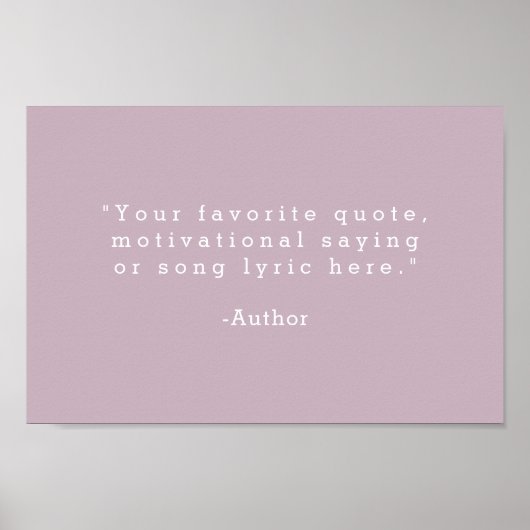 Poster Créez votre propre devis (Devant)