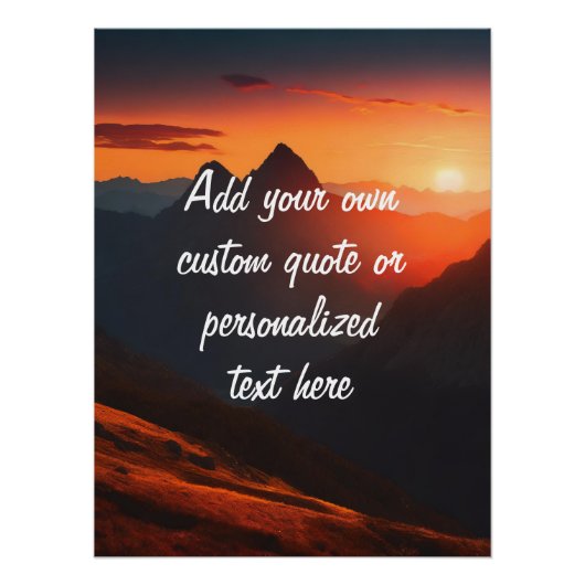 Poster Créez votre propre devis (Devant)