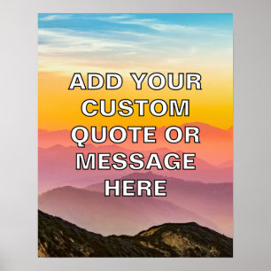 Poster Créez votre propre devis de motivation