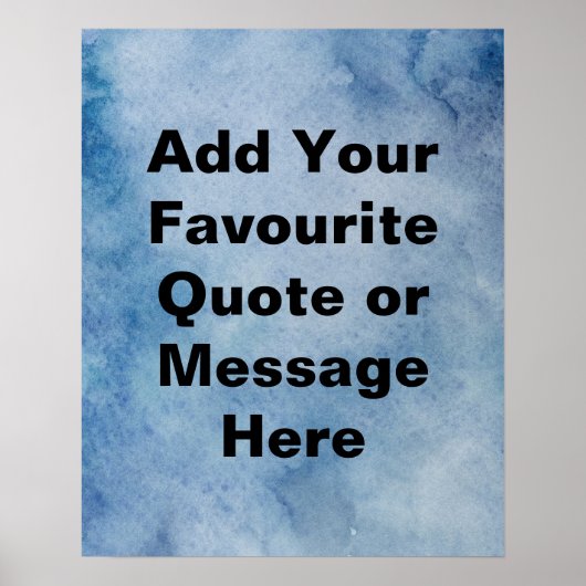 Poster Créez votre propre devis de motivation (Devant)