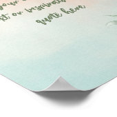 Poster Créez votre propre devis de motivation aquarelle (Coin)