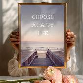 Poster Créez votre propre devis de motivation - Ocean Pie