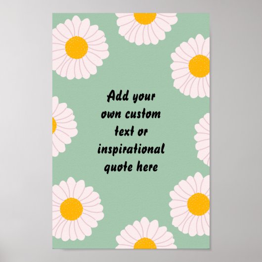 Poster Créez votre propre devis de motivation pour les fl (Devant)
