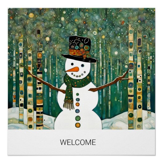 Poster Créez votre propre devis de Noël d'hiver (Devant)