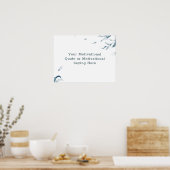 Poster Créez votre propre devis d'inspiration aquarelle (Cuisine)