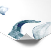 Poster Créez votre propre devis d'inspiration aquarelle (Coin)