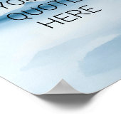 Poster Créez votre propre devis personnalisé (Coin)