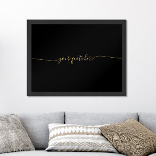 Poster Créez votre propre devis personnalisé minimaliste