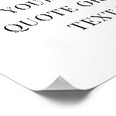 Poster Créez votre propre devis personnalisé simple et mo (Coin)