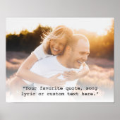 Poster Créez votre propre devis photo personnalisé (Devant)