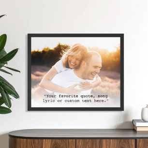 Poster Créez votre propre devis photo personnalisé