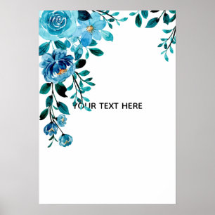 Poster Créez Votre Propre Floral