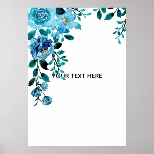 Poster Créez Votre Propre Floral (Devant)