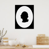 Poster Créez votre propre George Washington Silhouette (Cuisine)