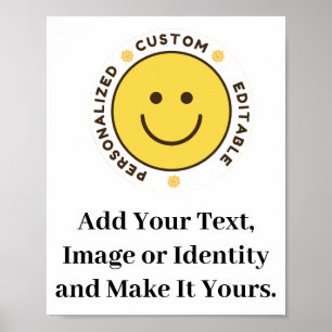 Poster Créez votre propre modèle personnalisé mat