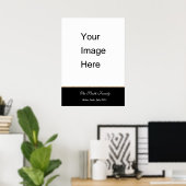 Poster Créez votre propre modèle, personnaliser Zazzle (Bureau à domicile)