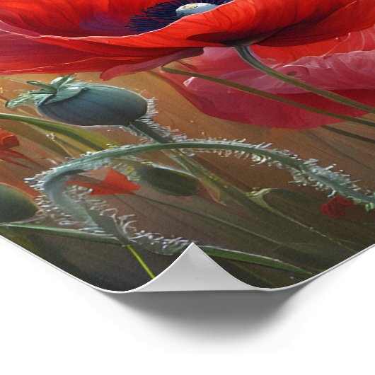 Poster Créez votre propre mur d'art floral en fleurs Impr (Coin)