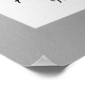 Poster Créez Votre Propre Note Personnalisez-Le (Coin)