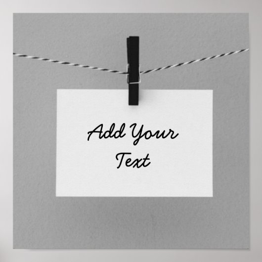 Poster Créez Votre Propre Note Personnalisez-Le (Devant)