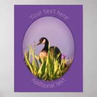 Créez votre propre oie du Canada Irises Nature Art