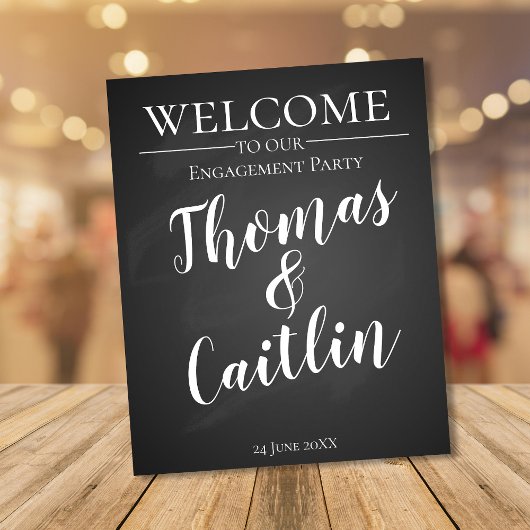 Poster Créez votre propre panneau de signalisation de fêt