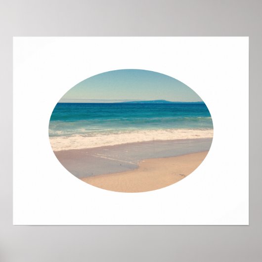 Poster Créez votre propre paysage encadré ovale photo (Devant)