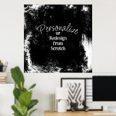 Poster Créez votre propre personnalisation (Bureau à domicile)