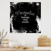 Poster Créez votre propre personnalisation (Cuisine)