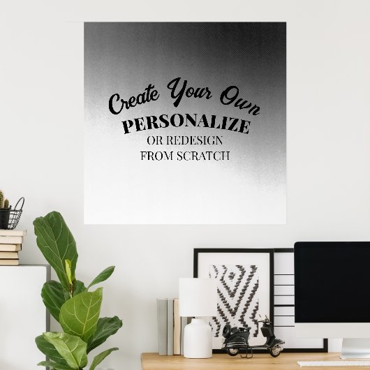 Poster Créez votre propre personnalisation (Bureau à domicile)