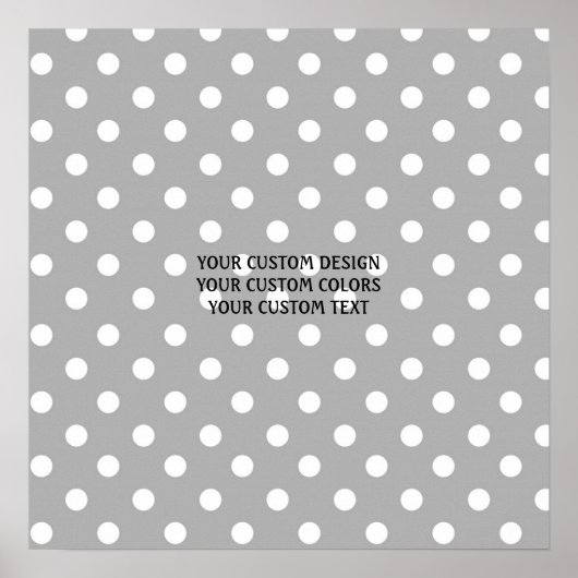 Poster Créez votre propre personnalisation personnalisée (Devant)