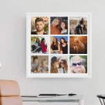 Poster Créez votre propre photo-collage de 9 Carrés<br><div class="desc">Créez votre propre affiche de collage photo 9 carré en utilisant ce simple modèle d'image personnalisé,  il est si facile de remplacer par vos propres souvenirs spéciaux!</div>