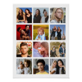 Poster Créez votre propre photo de 12 Carrés (Devant)